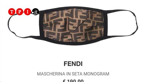 mascherina fendi corona virus|Mascherine fashion: i dispositivi griffati anti.